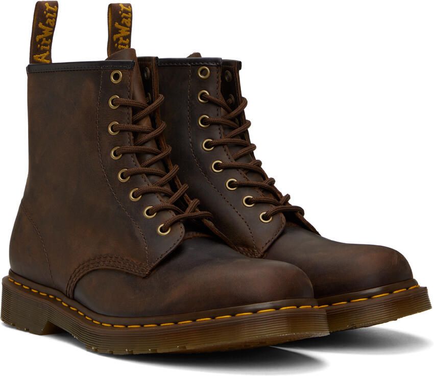 Dr. Martens Brown 101 Boots - Picture 2