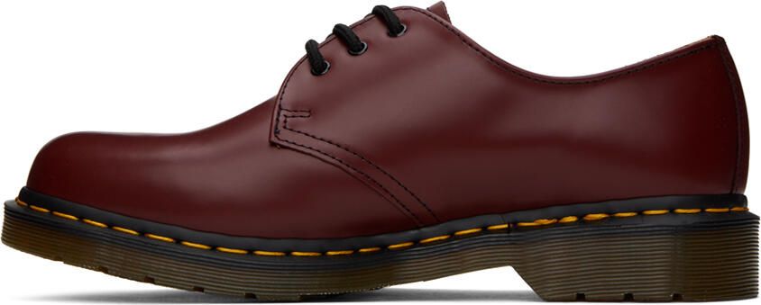 Dr. Martens Red 1461 Smooth Leather Derbys - Picture 6