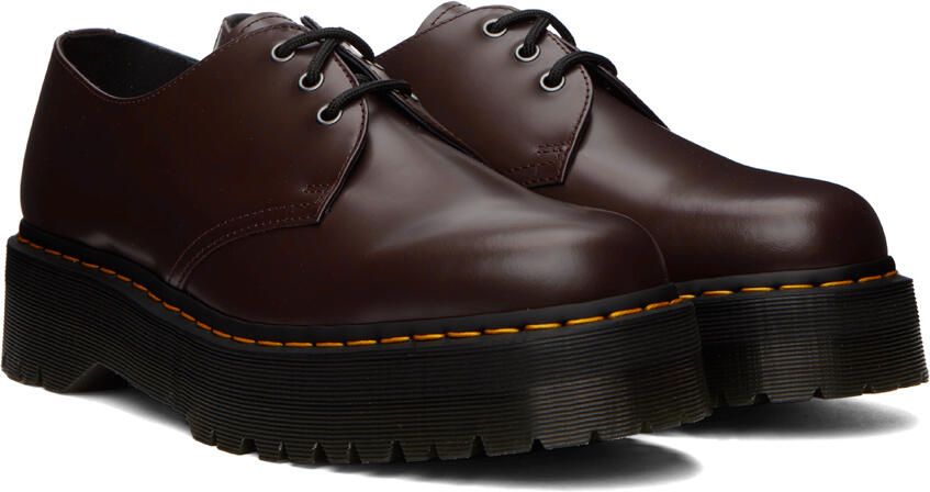Dr. Martens Burgundy 1461 Platform Derbys - Picture 2