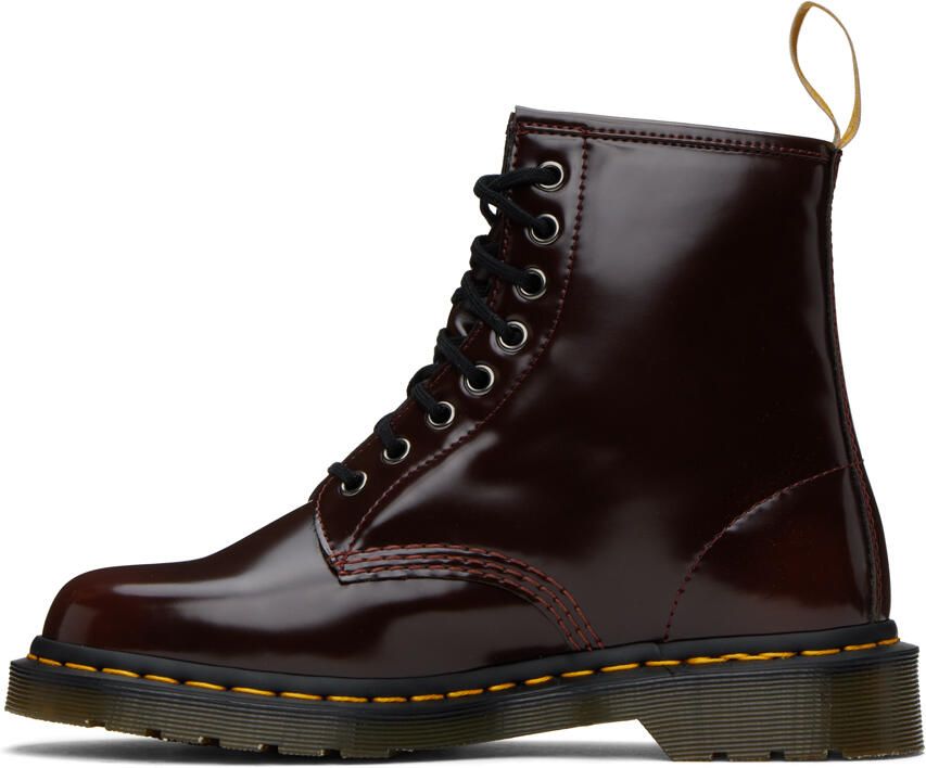 Dr. Martens Burgundy Vegan 1460 Ankle Boots - Picture 6