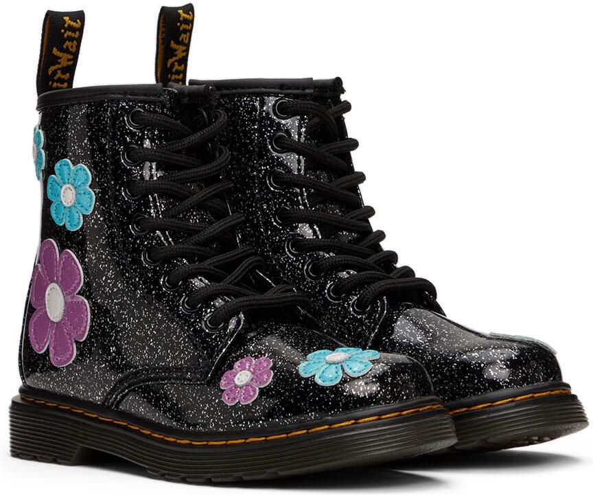 Dr. Martens Kids Black 1460 Big Kids Boots - Picture 3