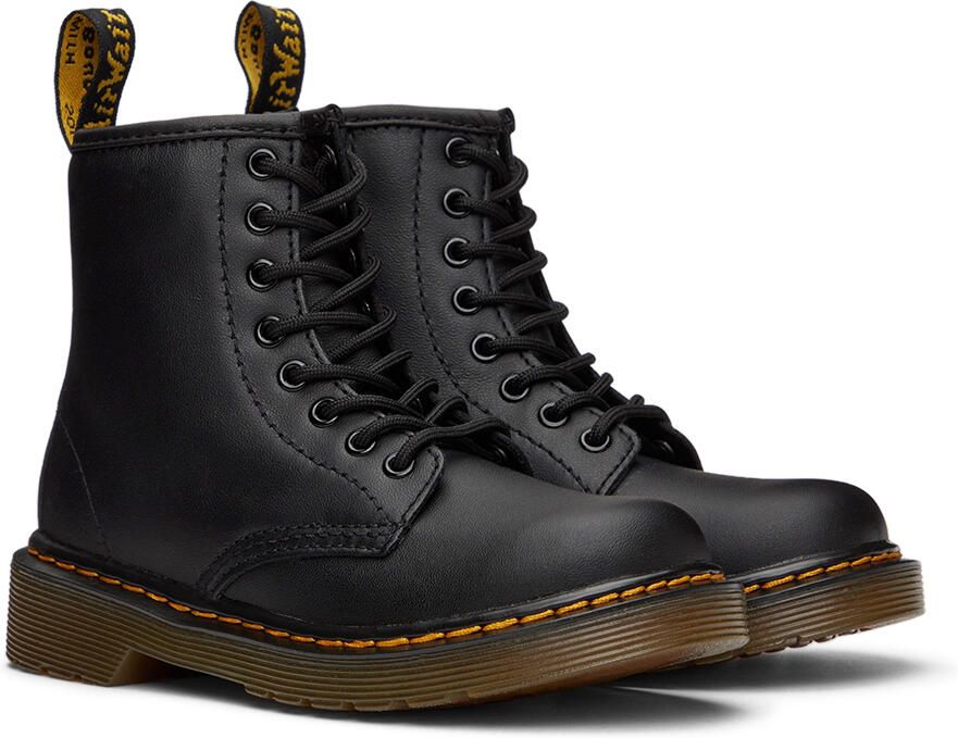 Dr. Martens Kids Black 1460 Big Kids Boots - Picture 2