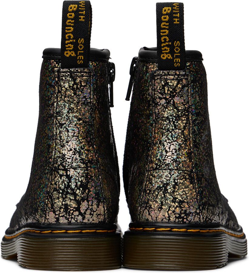 Dr. Martens Kids Black 1460 Crinkle Big Kids Boots