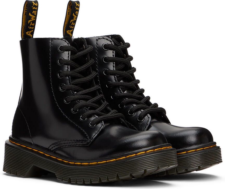 Dr. Martens Kids Black 1460 Pascal Bex Big Kids Boots - Picture 4