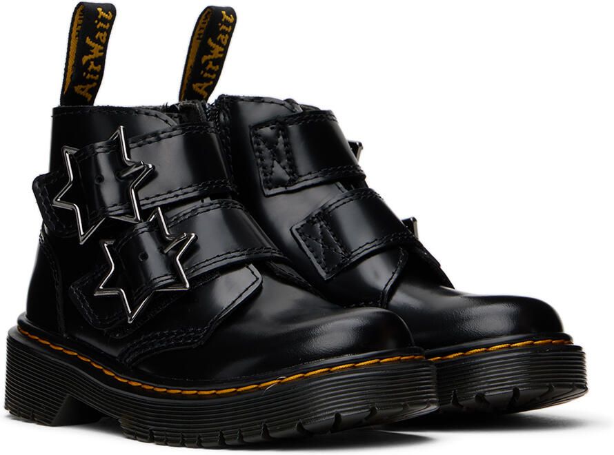 Dr. Martens Kids Black Devon Bex Big Kids Boots - Picture 3