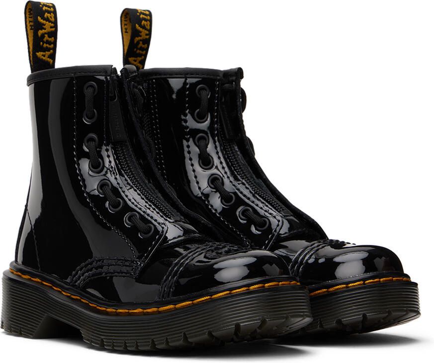 Dr. Martens Kids Black Sinclair Bex Big Kids Boots - Picture 2