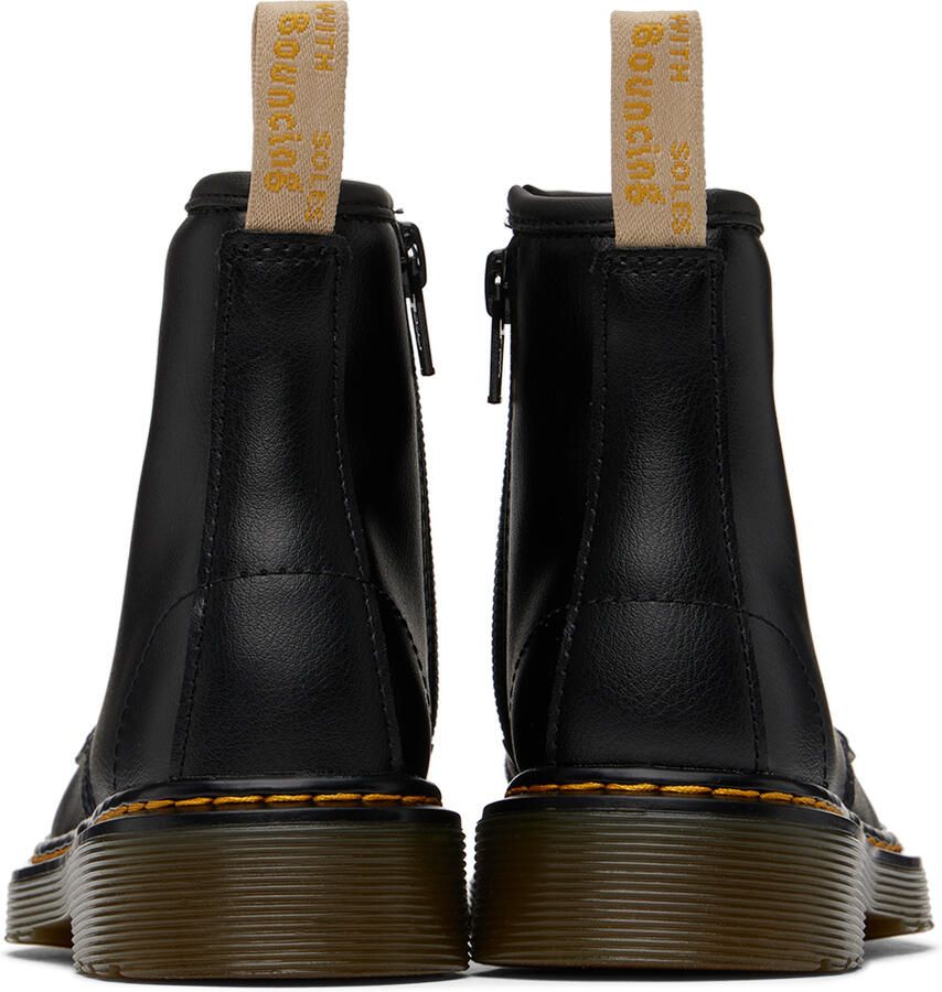 Dr. Martens Kids Black Vegan 1460 Big Kids Boots
