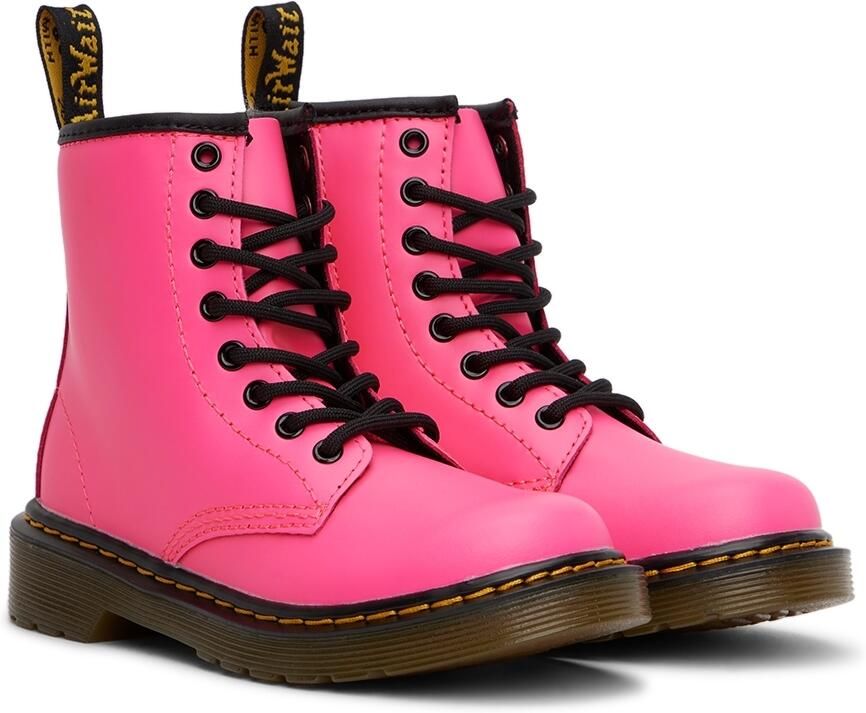 Dr. Martens Kids Pink 1460 Big Kids Boots - Picture 2