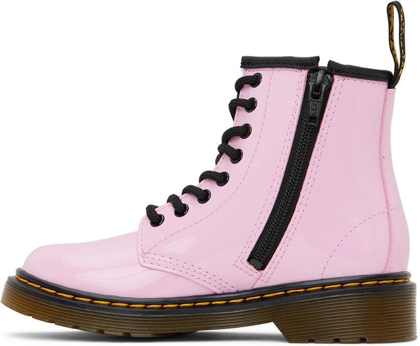 Dr. Martens Kids Pink 1460 Big Kids Boots - Picture 3