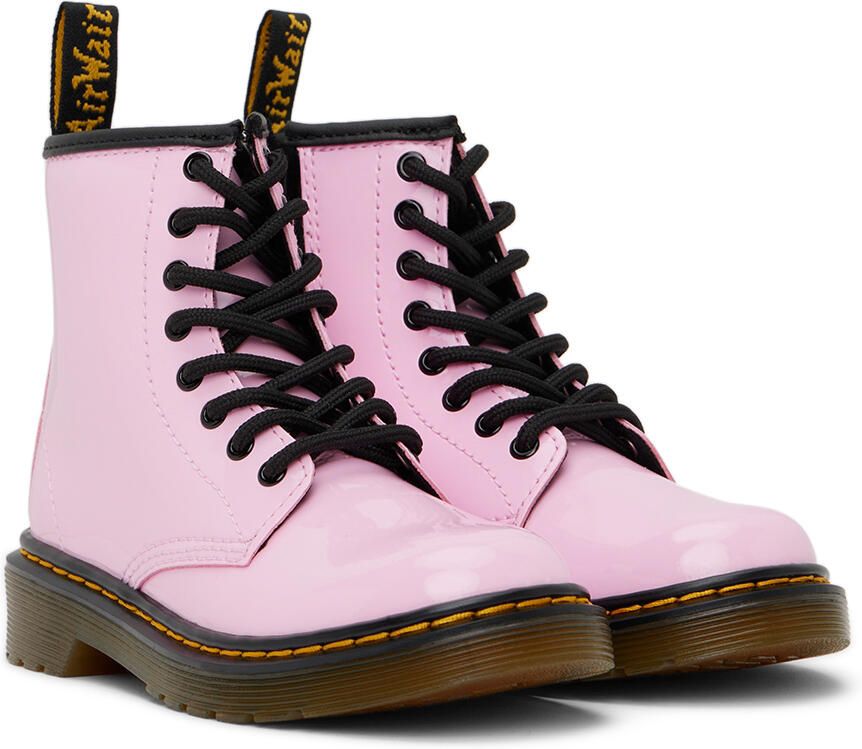 Dr. Martens Kids Pink 1460 Big Kids Boots - Picture 2