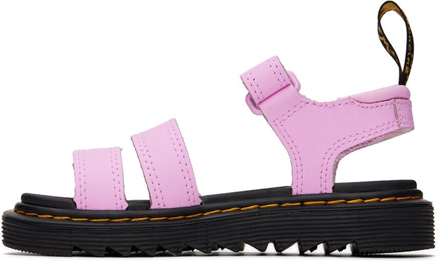 Dr. Martens Kids Pink Klaire Big Kids Sandals - Picture 3