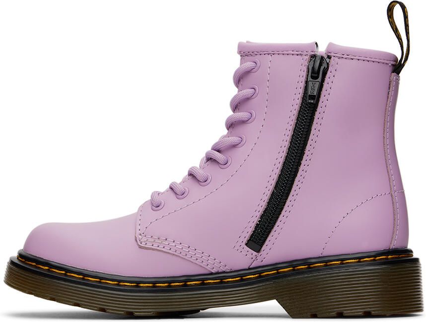 Dr. Martens Kids Purple 1460 Romario Big Kids Boots - Picture 3