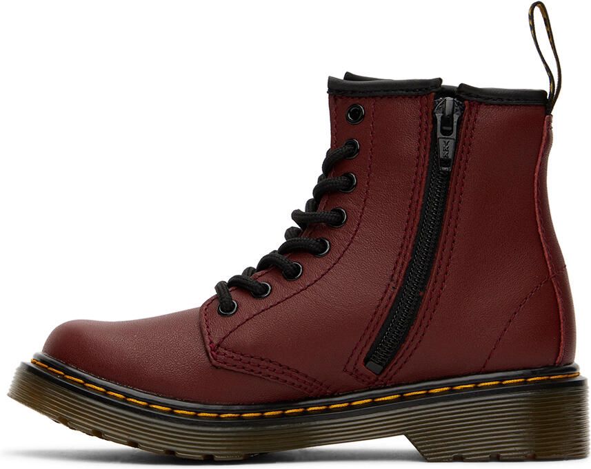 Dr. Martens Kids Red 1460 J Big Kids Boots - Picture 2
