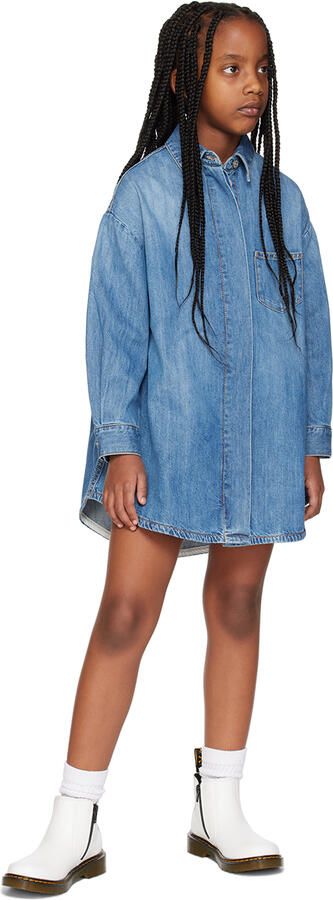 Dr. Martens Kids White 2976 Big Kids Boots - Picture 4