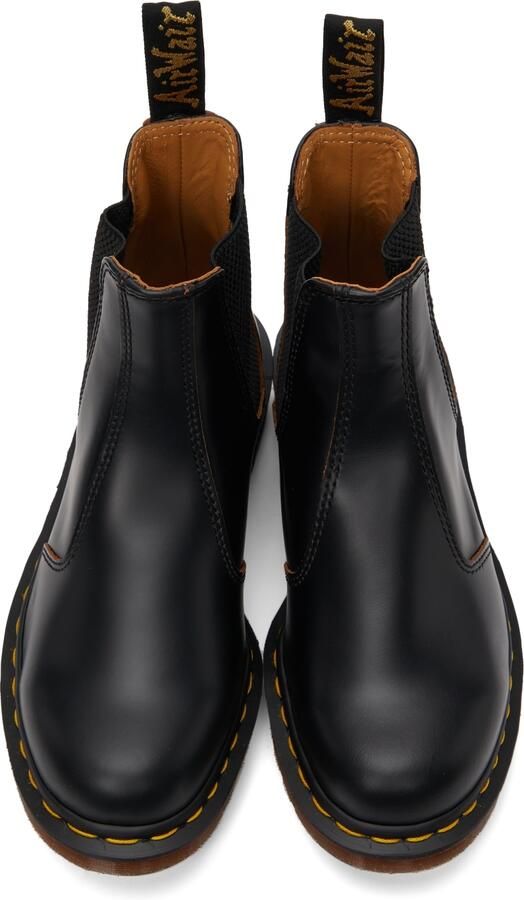 Dr. Martens Black 'Made In England' 2976 Vintage Chelsea Boots - Picture 4