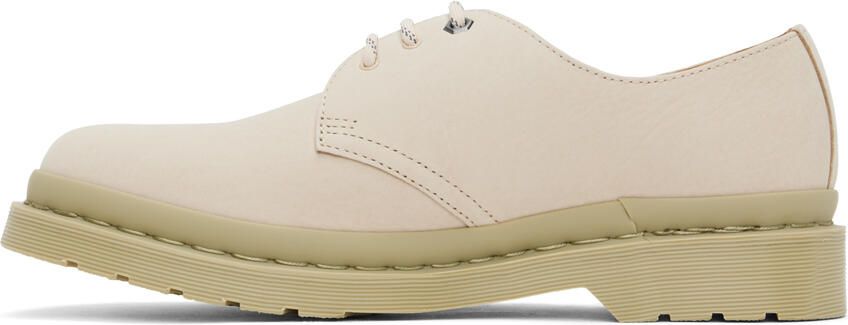 Dr. Martens Off-White Mono Milled Oxfords - Picture 3