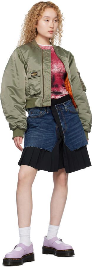 Dr. Martens Purple Addina Flower Oxfords - Picture 4