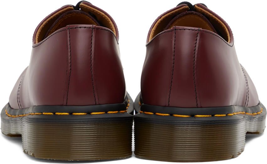Dr. Martens Red 1461 Smooth Leather Derbys - Picture 7