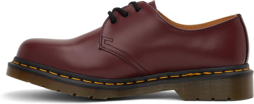 Dr. Martens Red 1461 Smooth Leather Derbys - Picture 4