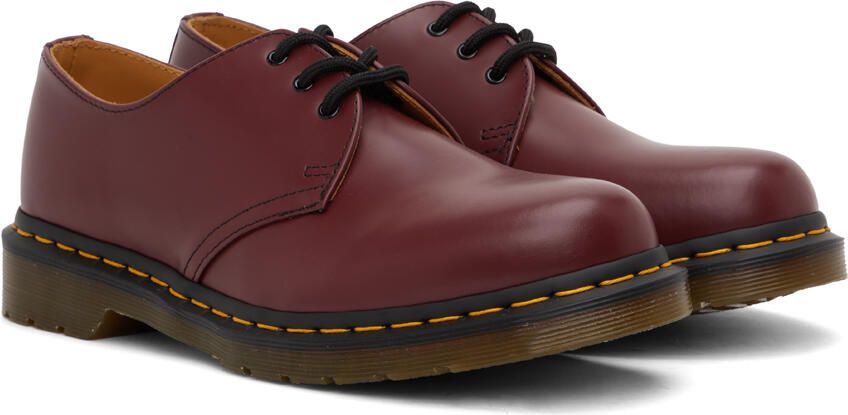 Dr. Martens Red 1461 Smooth Leather Derbys