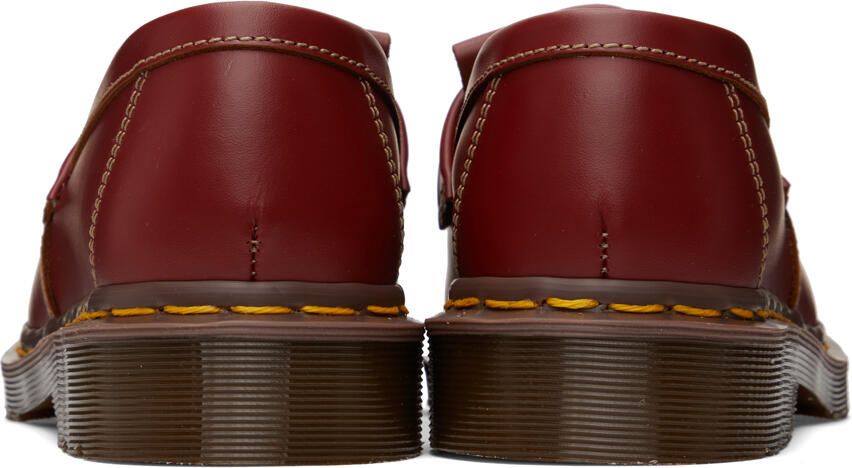 Dr. Martens Red Adrian Loafers