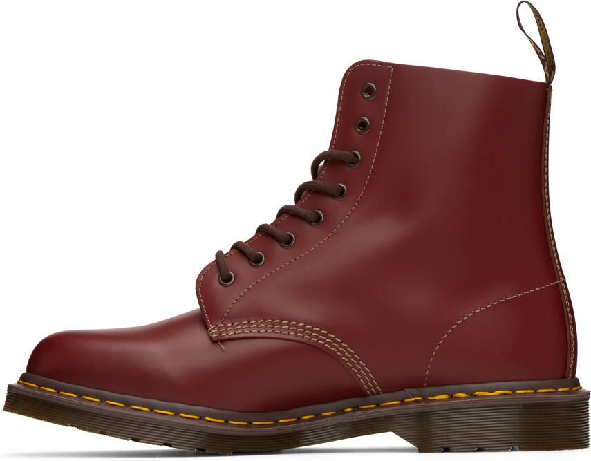 Dr. Martens Red 'Made In England' 1460 Vintage Boots - Picture 2