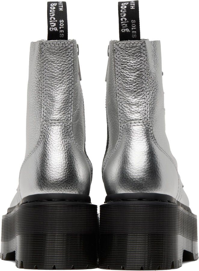 Dr. Martens Silver Jadon Max Boots - Picture 3