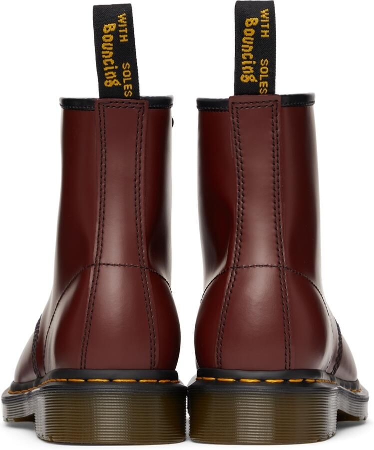 Dr. Martens Burgundy 1460 Boots - Picture 2