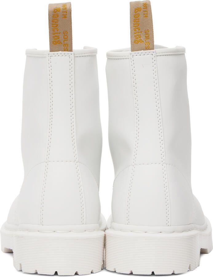 Dr. Martens White 1460 Bex Mono Boots - Picture 3