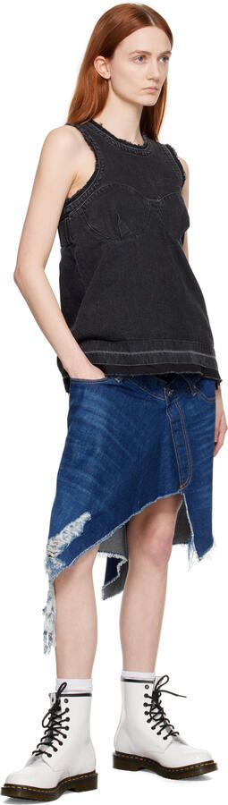 Dr. Martens White 1460 Lace-Up Boots - Picture 4