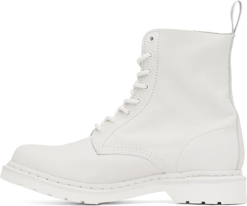 Dr. Martens White 1460 Pascal Boots - Picture 4