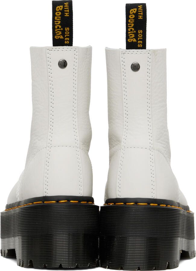 Dr. Martens White 1460 Pascal Max Boots - Picture 3