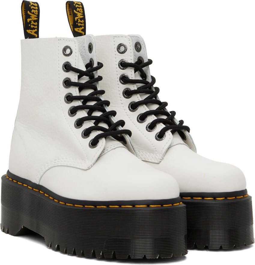 Dr. Martens White 1460 Pascal Max Boots