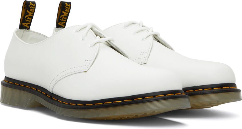 Dr. Martens White 1461 Iced Smooth Leather Oxfords - Picture 2