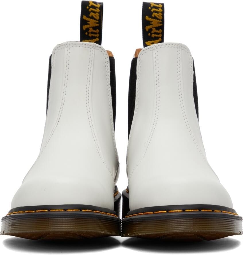 Dr. Martens White 2967 Chelsea Boots