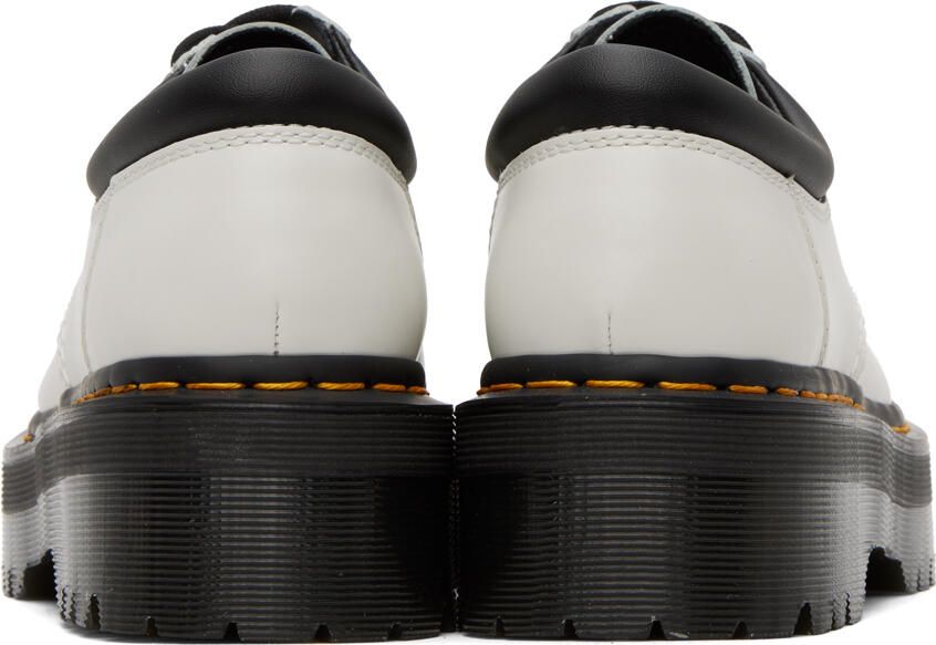 Dr. Martens White 8053 Quad Derbys