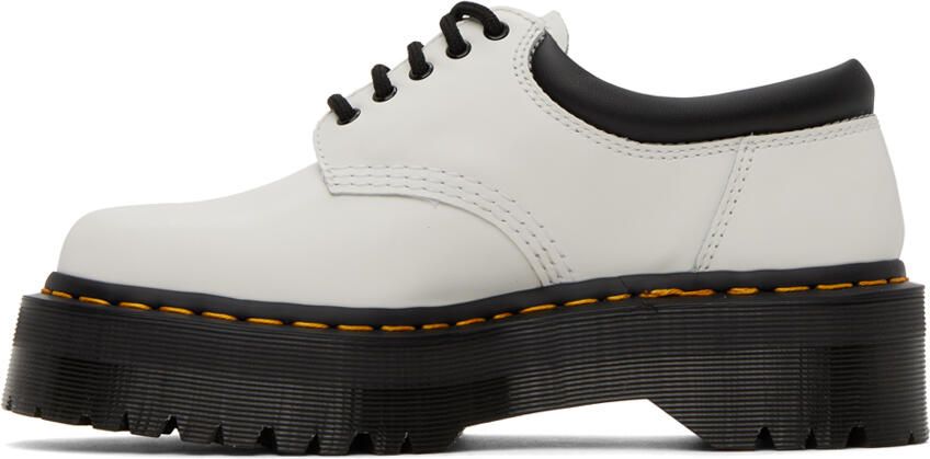 Dr. Martens White 8053 Quad Derbys - Picture 3