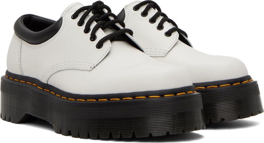 Dr. Martens White 8053 Quad Derbys - Picture 2
