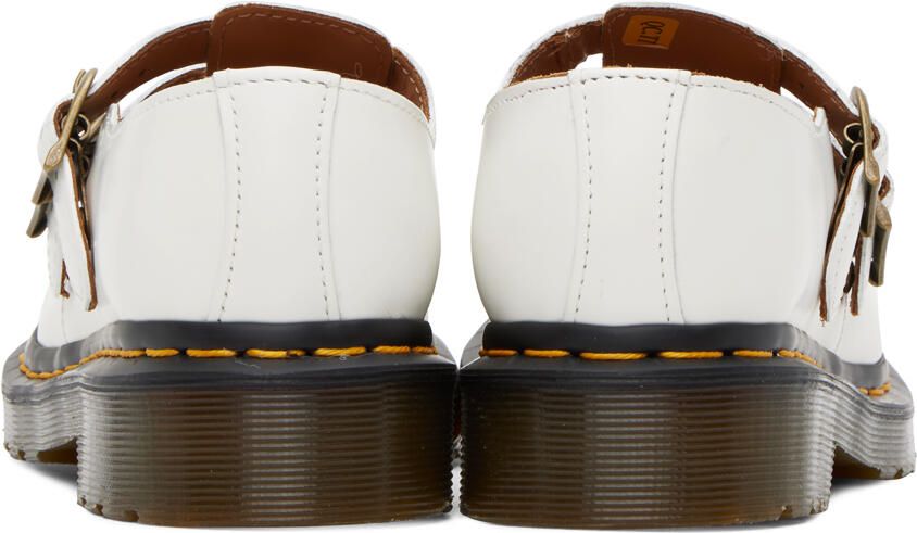 Dr. Martens White Smooth 8065 Mary Jane Oxfords