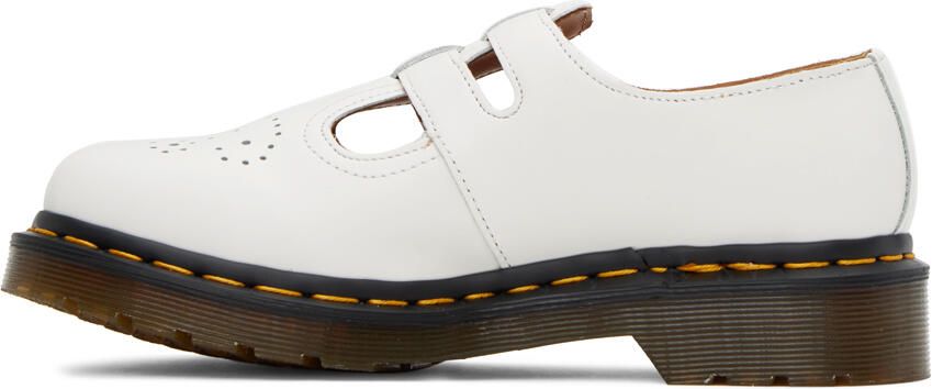 Dr. Martens White Smooth 8065 Mary Jane Oxfords - Picture 5