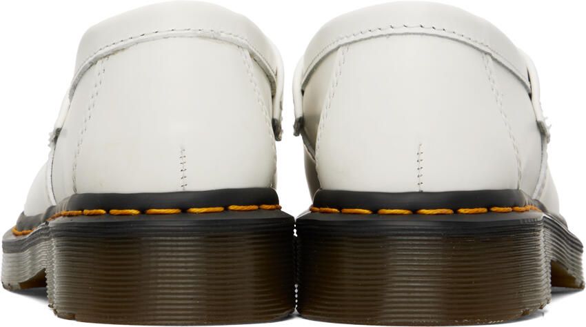 Dr. Martens White Adrian Loafers
