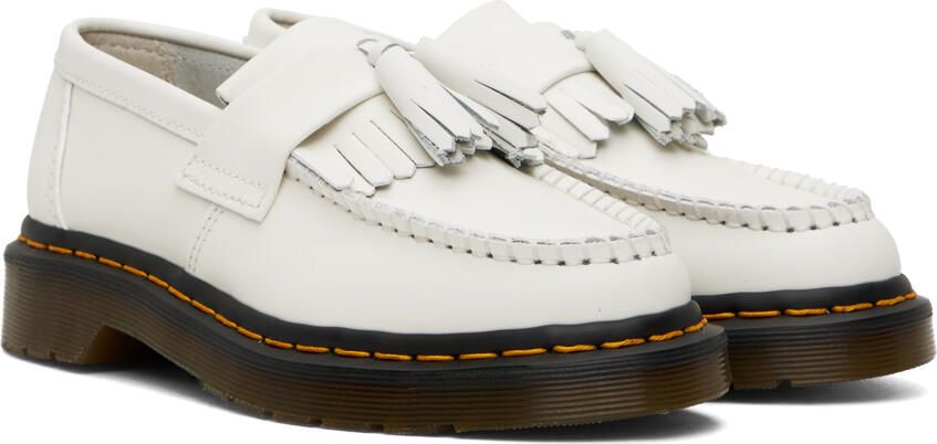 Dr. Martens White Adrian Loafers - Picture 2