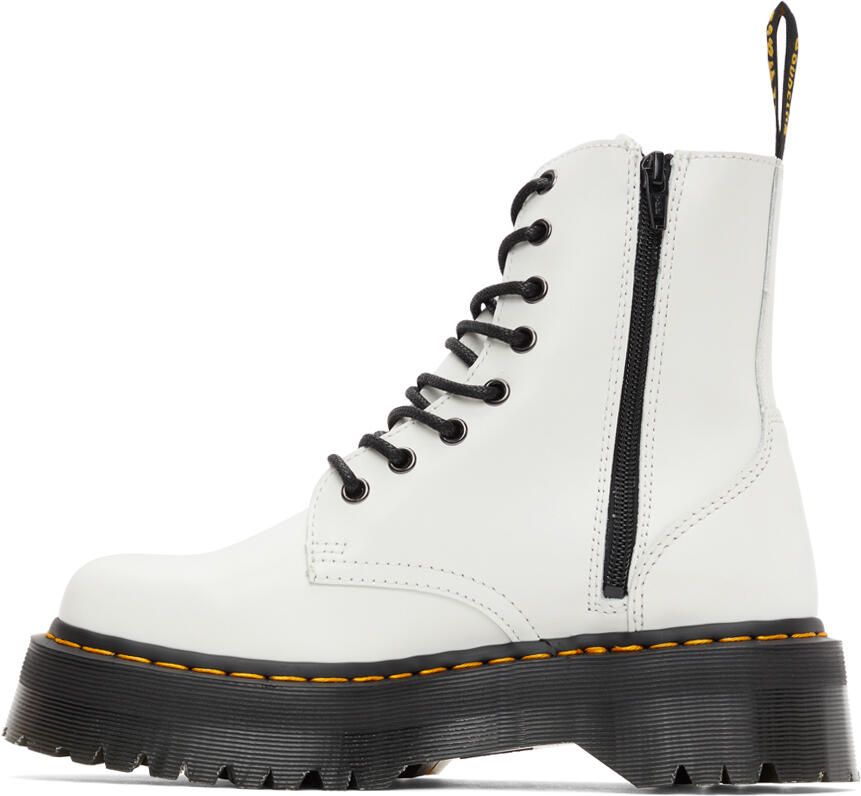 Dr. Martens White Jadon Platform Boots