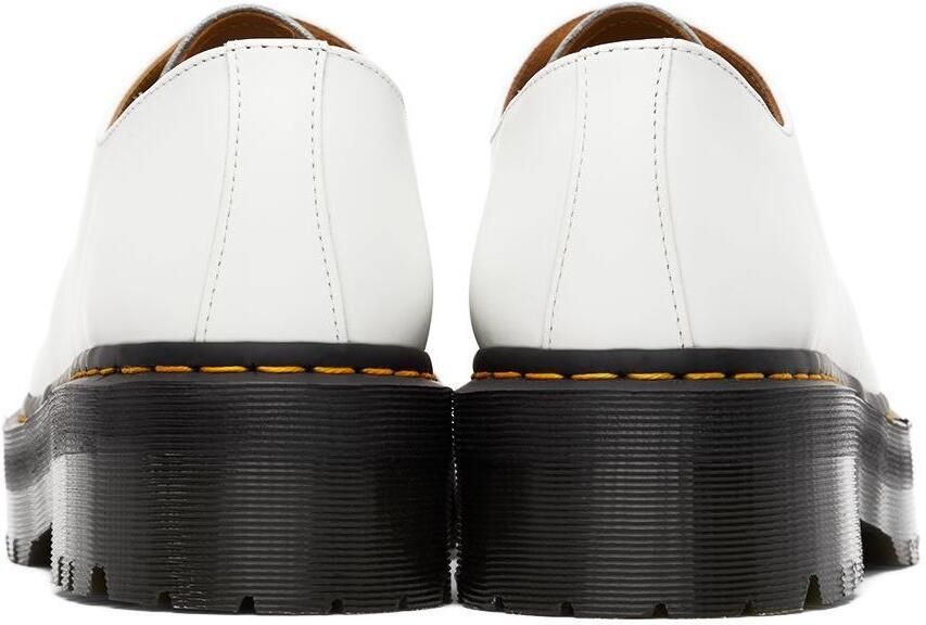 Dr. Martens White Smooth 1461 Platform Oxfords - Picture 2