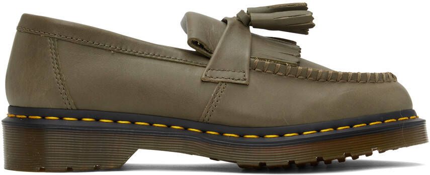 Dr. Martens Khaki Adrian Loafers - Picture 5