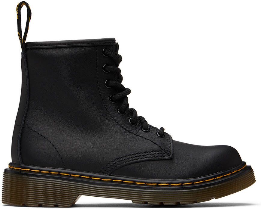 Dr. Martens Kids Black 1460 Softy Big Kids Boots - Picture 4