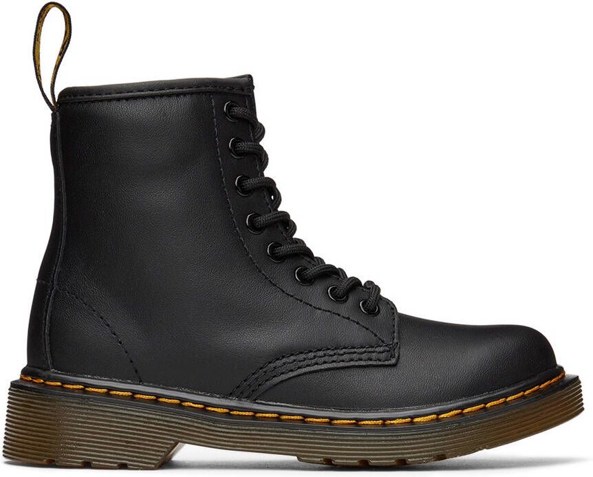 Dr. Martens Kids Black 1460 Big Kids Boots - Picture 5