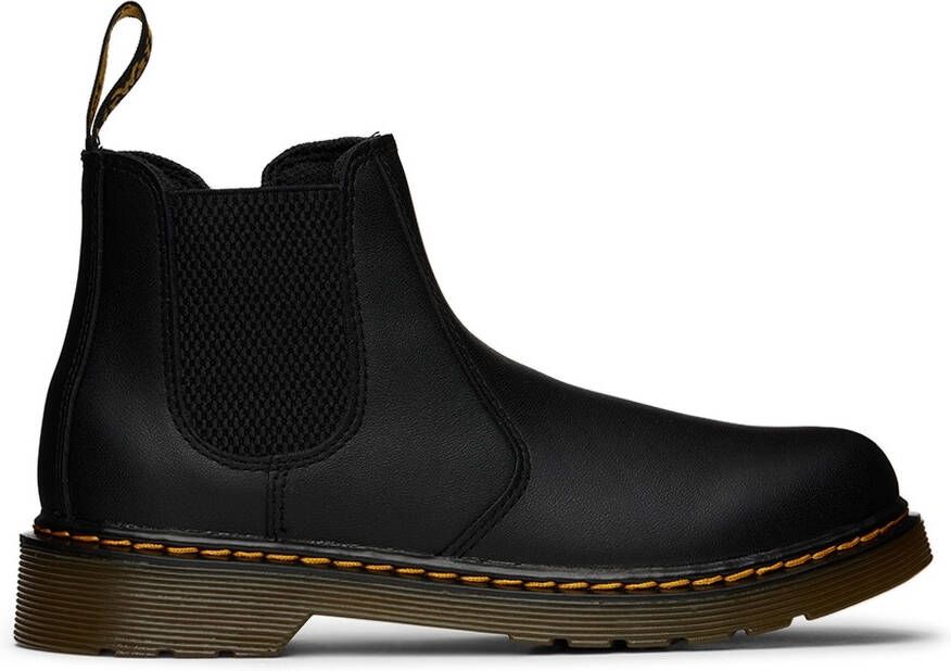 Dr. Martens Kids Black 2976 Big Kids Chelsea Boots - Picture 4