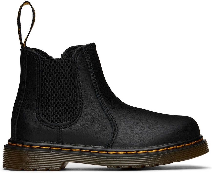 Dr. Martens Kids Black 2976 Little Kids Chelsea Boots - Picture 6