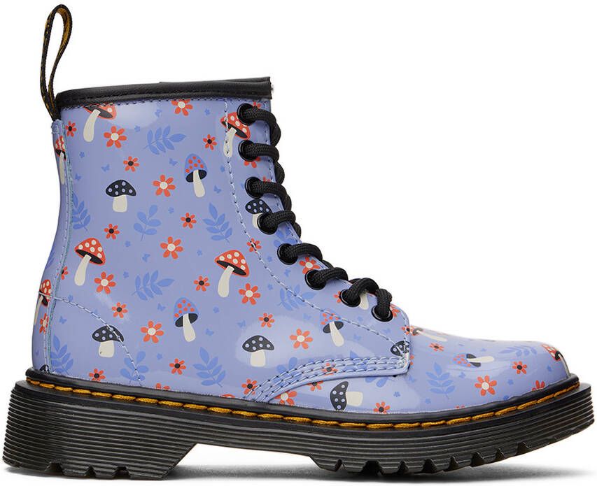 Dr. Martens Kids Blue 1460 Big Kids Boots - Picture 5